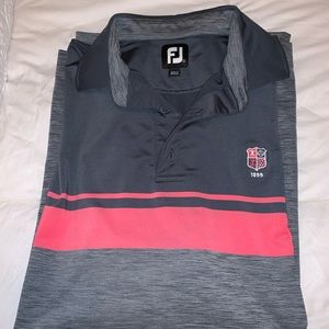 FootJoy Golf polo coral and grey